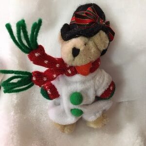 Festive Snowman Teddy Bear Plush